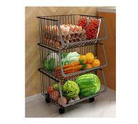 Chariot de rangement mobile de cuisine, organiseur multicouche avec roulettes, étagère du sol au plafond pour garde-manger ou buanderie