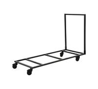 Chariot de rangement pour tables pliantes d'exterieur