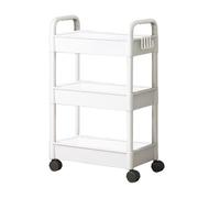 Chariot de rangement sur roulettes | Chariot de rangement mobile | Chariot de rangement utilitaire pour tirer le meilleur parti de l'espace vertical et maximiser votre environnement de vie ou de