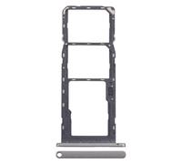 Chariot de rechange pour plateau de logement compatible avec Nokia C31 TA-1497 TA-1493 TA-1499 porte carte nano Sim1+ SIM 2 + fente slim logement mémoire micro SD carte (argent)