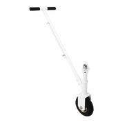 Chariot de remorque réglable avec roue gonflable, capacité de 453,6 kg, pivotant à 360°, en acier, parfait pour les remorques et les charges lourdes