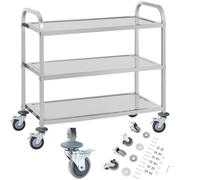 Chariot de restauration à 3 niveaux Royal Catering RCSW 3A jusqu'à 150 kg