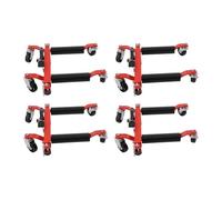 Chariot de roue hydraulique pour positionnement du véhicule - Capacité de 680,4 kg, fonctionnement à pédale pour un mouvement facile de voiture, camion et remorque