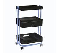 Chariot de Salon de beauté, Station de Rangement roulante en Bois, présentoir pour Fournitures médicales et esthétiques, Armoire de Rangement Mobile Dentaire, étagère pour Nail Art