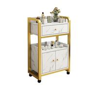 Chariot de salon professionnel portable avec tiroirs, durable pour spa et salon de beauté, solution de rangement idéale pour les salons de coiffure et les salons de coiffure