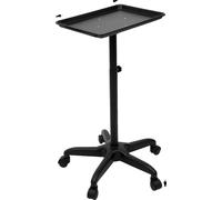 Chariot de salon, réglable en hauteur, design durable, noir