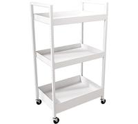 Chariot de salon roulant - Chariot de rangement multifonction en fer robuste avec tube durable, support utilitaire pour salon, spa et usage domestique