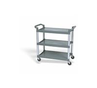 Chariot de Service 3 Niveaux en Aluminium - - Plastique