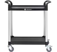 Chariot de service à 2 plates-formes TOOLCRAFT 1296213 Dimensions:(L x l x H) 900 x 500 x 970 mm 9.4 kg