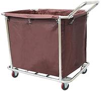 Chariot de service à linge pour le tri et le recyclage Sac amovible en tissu de bœuf élégant et pratique pour un usage domestique