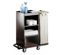 Chariot de service - Bac à linge amovible - 830x450x(h)1120mm