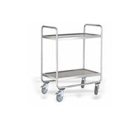 Chariot de Service Démontable 2 Niveaux L 810 à 910 mm - Pujadas - Inox910 mm