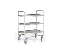 Chariot de Service Démontable 3 Niveaux L 810 à 910 mm - Pujadas - Inox910 mm