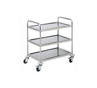 Chariot de Service Démontable 3 Niveaux L 930 mm - - Inox