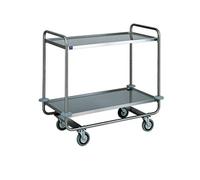 Chariot de Service En Inox Avec 2 Niveaux 1050X550 mm Mastro