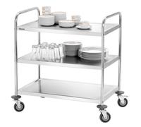 Chariot de service et débarrassage Inox - Bartscher
