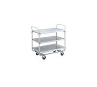 Chariot de Service Inox 3 Niveaux 225Kg