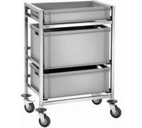 Chariot de service/transport TS 301 avec 3 plateaux G