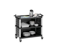 Chariot de service TSA300V - avec 3 tablettes - Bartscher