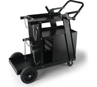 Chariot de Soudage Mobile- VEVOR - Chariot d?Atelier 4 Tiroirs Charge 120kg Roues 360° pour TIG MIG ARC