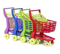 Chariot de supermarché - HOFF - Imitation - Couleurs vives - 35 x 28 x 53 cm - Pour enfants
