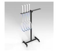 Chariot de Tennis et de Badminton Mobile à Usage Commercial, Organisateur sur Pied pour Tous Les âges, avec Roues Robustes pour Une Utilisation dans Les écoles, Les gymnases et Les Clubs Sportifs.