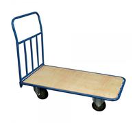 Chariot de transport avec plateau en bois capacité 400 kg