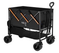 Chariot de transport Camp XXL NC2607 160 l Nils - Noir/Orange