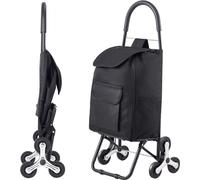 Chariot de transport - Chariot de transport pliable - 450x350x965mm pliable - Chariot robuste pour charges lourdes - Transporteur de charges mobile