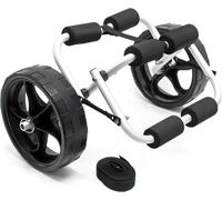 Chariot De Transport En Aluminium Pour Kayak Canoë Avec Supports En Mousse Sécurité Sangles Transport Bâteau Fixation