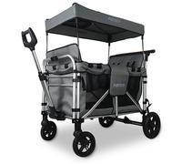 Fuxtec - Chariot de jardin pliable Family Cruiser - Banquettes amovibles 4 places - Gris