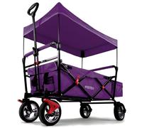 Chariot de transport enfant pourpre - Pourpre - FUXTEC City Cruiser - pliable charge 75 kg