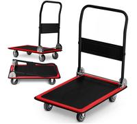 Chariot de Transport - Humberg - HM-506 - 300 kg - Noir et Rouge