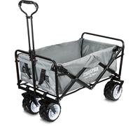 Chariot de Transport Jardin Pliable Charrette à Main Remorque Gris Max. 1500kg
