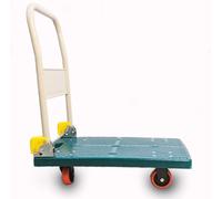 Chariot De Transport Plateforme Chariot avec Poignée Marchepied avec Roues