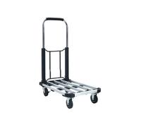 Chariot de transport pliable 150 kg Aluminium Argenté