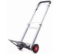 Chariot De Transport Pliable 90KG Diable Chariot De Main Chariot Plateforme Alu