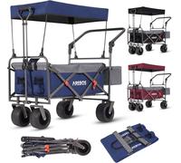 Chariot De Transport Pliable Avec Toit Chariot De Luxe Chariot De Transport Pliable Chariot À Main De Luxe Chariot À Outils Sac Xxl Capacité De Charge De 100 Kg Noir