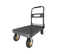 Chariot de transport pliable, chariot à plateforme robuste, capacité maximale de 150 kg, idéal pour déplacer des charges lourdes, chariot utilitaire portable (style B)