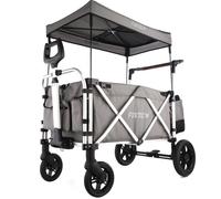 Chariot de transport pliable Gris - FUXTEC Super Cruiser - outdoor enfant 75 kg