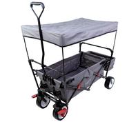 Chariot de transport pliable gris - FUXTEC Wild Cruiser - transport charge 75 kg