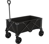Chariot de transport pliable noir