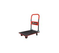 Ribimex Chariot de transport 4 roues 200 kg manche pliant