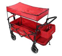Chariot de transport - FUXTEC Premium Cruiser - Rouge - Pliable - Charge 75 kg