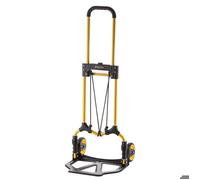 Stanley Diable pliable FT580 – max. 70 kg, 41x40x102 cm, roues tout-terrain, élastique – Jaune