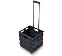 Chariot de transport pliable sur roues, capacité 25 kg