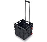 Chariot de transport pliable sur roues Kistenberg Cart 1 KCT4040 40x6x39 cm Noir Noir G