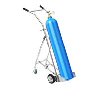 Chariot de transport pour bouteilles d'oxygène - 68 x 70 x 123 cm - Peut être utilisé dans les maisons de retraite, les hôpitaux, les séances d'urgence, les stations médicales