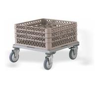 Chariot de Transport pour Casiers à Vaisselle sans Anse 560 x 600 mm - Pujadas - Inox
