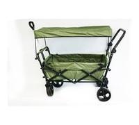Chariot de transport Premium XXL vert olive avec toit Vert G